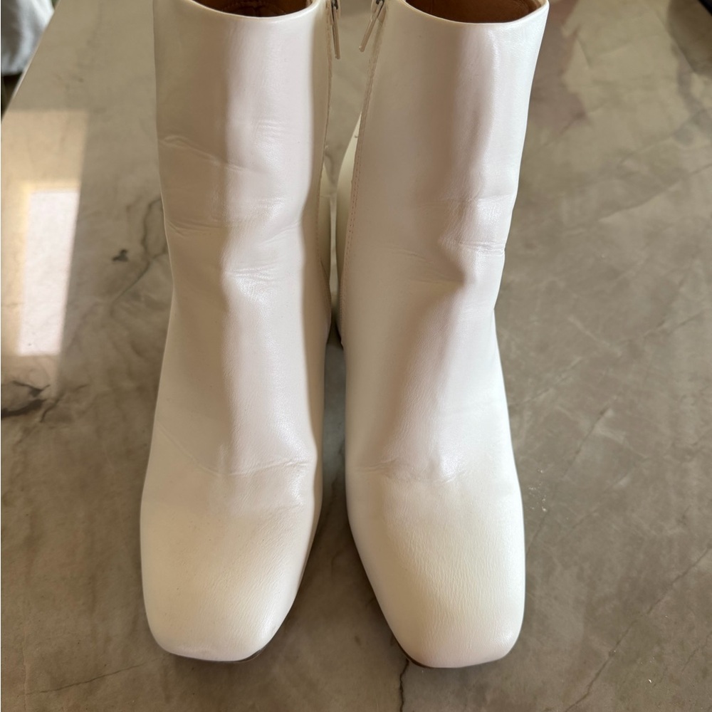 White booties